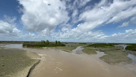 Slow Motion Fly Over Australian Creeks Stock Footage 265723344