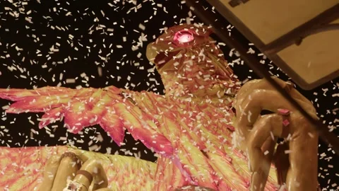 Slow Motion footage of Carnival Float at Cento Carnevale d'Europa 2026 Stock Footage 329178301