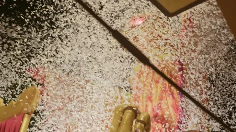 Slow Motion footage of Carnival Float at Cento Carnevale d'Europa 2026 Stock Footage 329178304