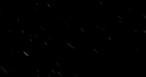 Slow Motion Footage of Falling Realistic Snow Captured on a Black Background Stock Footage 326216098