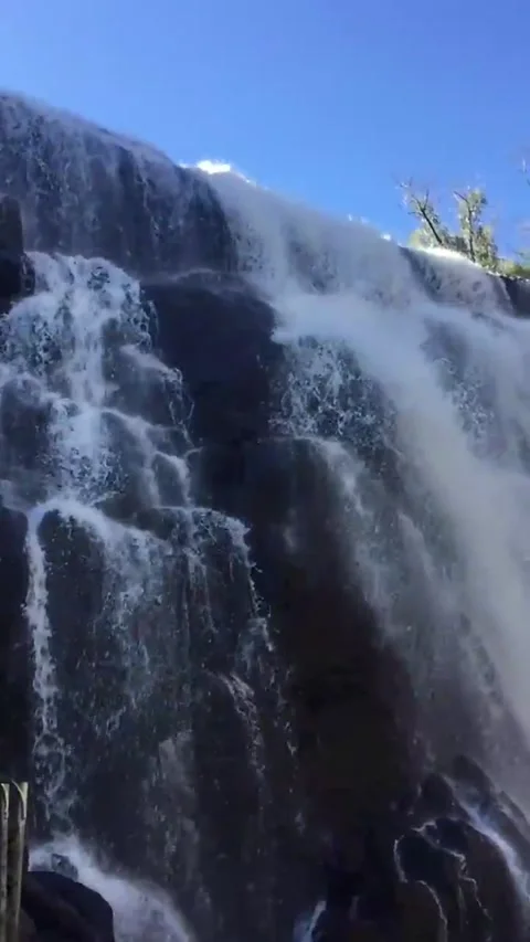 Slow Motion footage of  McKenzie Waterfall at Grampians National Park Stock Footage 156690936