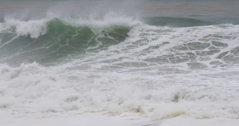Slow Motion Footage of Ocean Waves Stock Footage 332649544