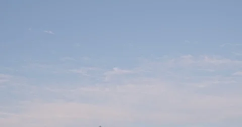 Slow motion footage of plane  Stock Footage 120586022