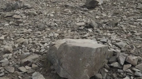 Slow motion footage of trail runner at Mount Daibosatsu in summer, Yamanashi Stock Footage 58467882