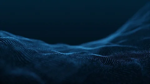 Slow Motion Formation of Particles Seamless Looping Motion Background Blue V3 Vidéo 70774771