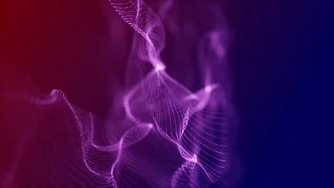 Slow Motion Formation of Particles Seamless Looping Motion Background Pink V4 Stock Footage 70810982