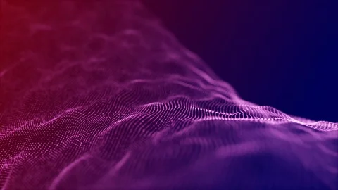 Slow Motion Formation of Particles Seamless Looping Motion Background Pink V2 Video stock 70811098