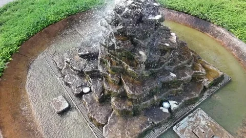 Slow motion fountain (1) Stock Footage 319409993