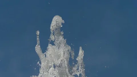 Slow motion fountain. Stock Footage 75521978