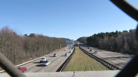 Slow Motion Freeway Video stock 237411719
