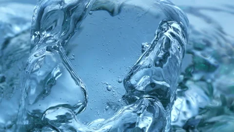 Slow Motion of freshwater movement Stock Footage 253489859