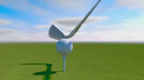 Slow Motion Golf strike. Stock Footage 62812599