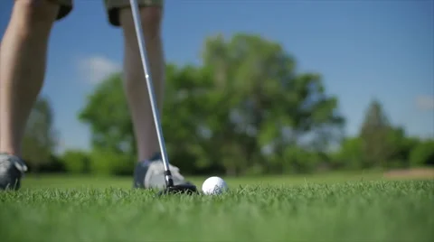 Slow motion golf Tee-Off Stock-Footage 55010221