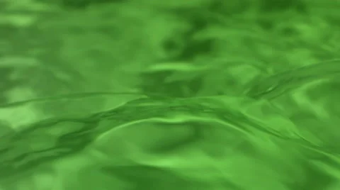 Slow motion green water texture Stock Footage 67340443