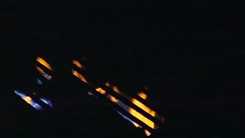 Slow Motion Grill Lighting Stock Footage 77195758