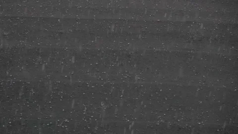 Slow motion of hail storm Stock Footage 200973012