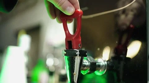 Slow Motion Hand Activating Thermopot to Pour Hot Water for Berry Infusion Stock Footage 312262464