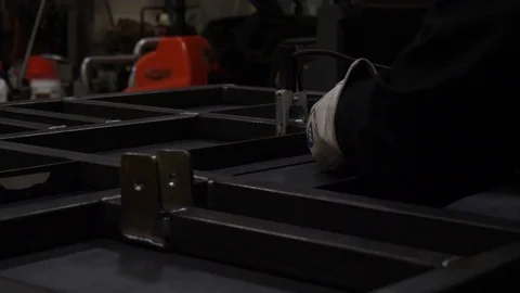 Slow Motion Hands and Welding Stock Footage 87125840