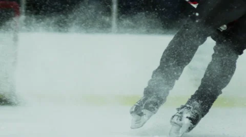 Slow Motion Hockey Stock Footage 45123785
