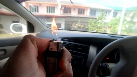 Slow Motion of Ignite The Lighter 스톡 동영상 106362056