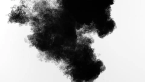 Slow Motion Ink Drop 5 Stock Footage 201159027