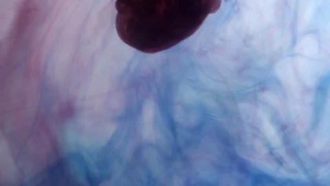 SLOW MOTION INK DROP STOCK FOOTAGE 11 Stockbeeldmateriaal 72245179