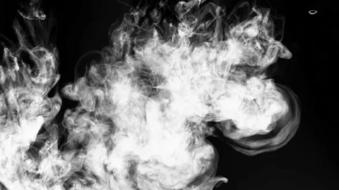 Slow Motion Ink Drop White On Black 2 Stock Footage 201159034