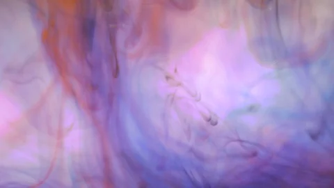 Slow motion ink in water fluid background Stock Footage 107970437