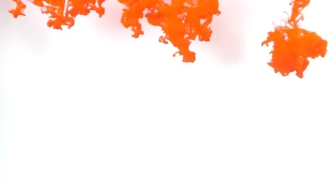 Slow motion ink in water fluid background Stock Footage 107970699