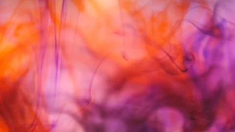 Slow motion ink in water fluid background Stock Footage 107972059