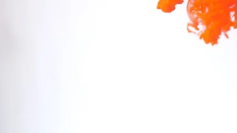 Slow motion ink in water fluid background Stock Footage 107973558