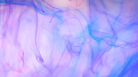 Slow motion ink in water fluid background Stock Footage 107973608