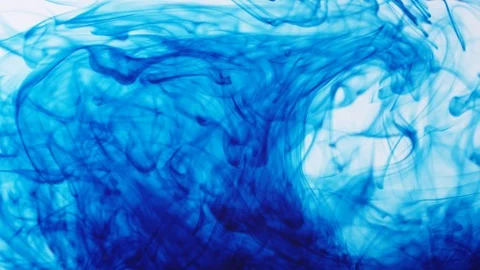 Slow motion ink in water fluid background Stock Footage 107979428