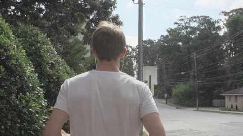 Slow Motion Jogging Stock Footage 42396233