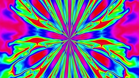 Slow motion kaleidoscopic animation background Stock Footage 219106469