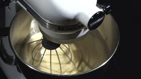 Slow Motion Kitchenaid Mixer 2 Stock Footage 77253896