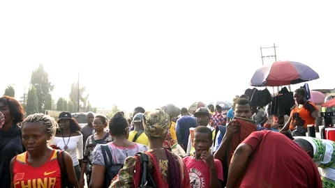 Slow motion in Lagos Stock Footage 124235995