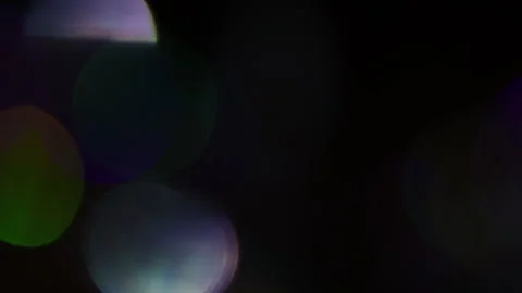 Slow motion of light with different colors on the left Vídeo Stock 309444954