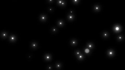 Slow motion of light particles in the blackness of the screen 库存影片 315196422