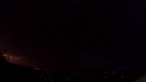 Slow Motion Lightning Stock Footage 180553158