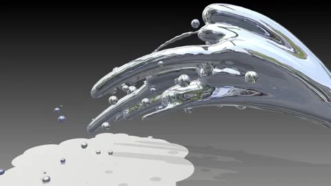 Slow motion liquid particle Stock Footage 293225281