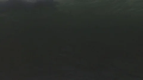 Slow motion long shots of waves during Hurricane Ignacio 2015 Stock Footage 69751117