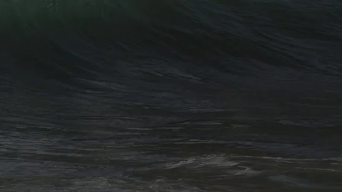 Slow motion long shots of waves during Hurricane Ignacio 2015 Stock Footage 71024601