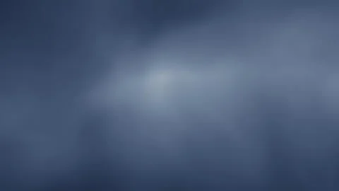 Slow motion looped dark blue foggy cloud animation background Stock Footage 338409194
