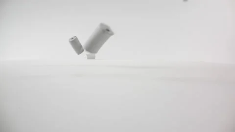 Slow Motion Macro of Catalyst Sorbent Particles Stock Footage 171189888