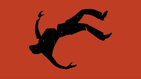 Slow Motion Man Falling Stock Footage 147412908