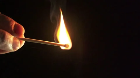 Slow motion of match Stock Footage 47004934