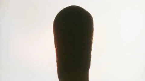 Slow motion match light Stock Footage 132484844