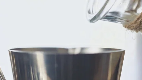 Slow motion of milk being poured. Stock Footage 70964641