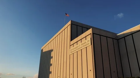 Slow motion at Mission Control Stock Footage 103400943